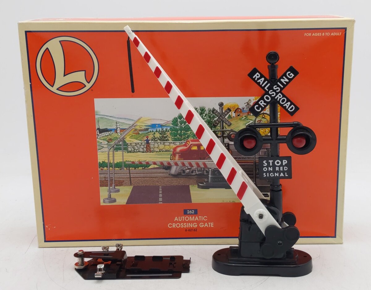 Lionel 6-62162 O Operating Crossing Gate & Signal EX/Box