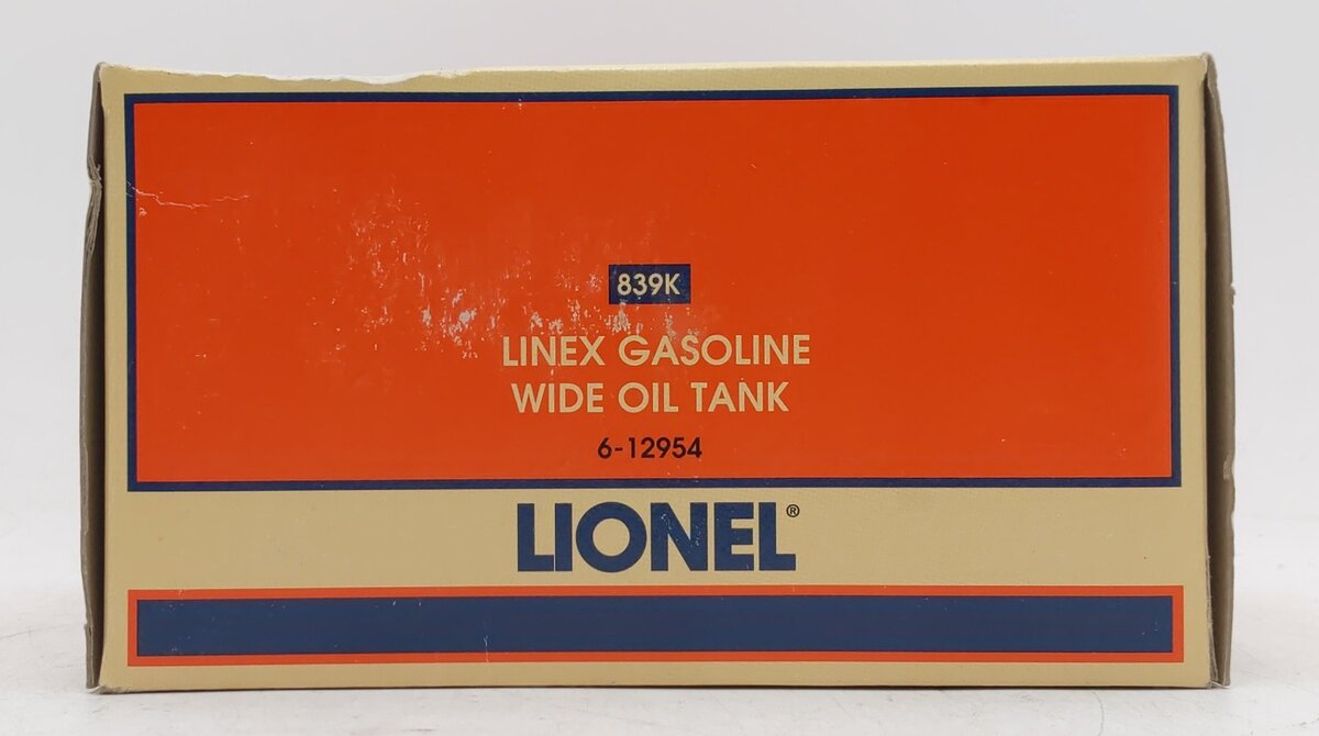 Lionel 6-12954 O 839K Linex Gasoline Wilde Oil Tank EX/Box