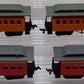 Bachmann HO Scale Assorted Passenger Cars: #3, 7, 8 , & 9 [4] EX/Box