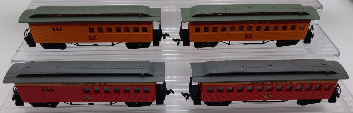 Bachmann HO Scale Assorted Passenger Cars: #3, 7, 8 , & 9 [4] EX/Box