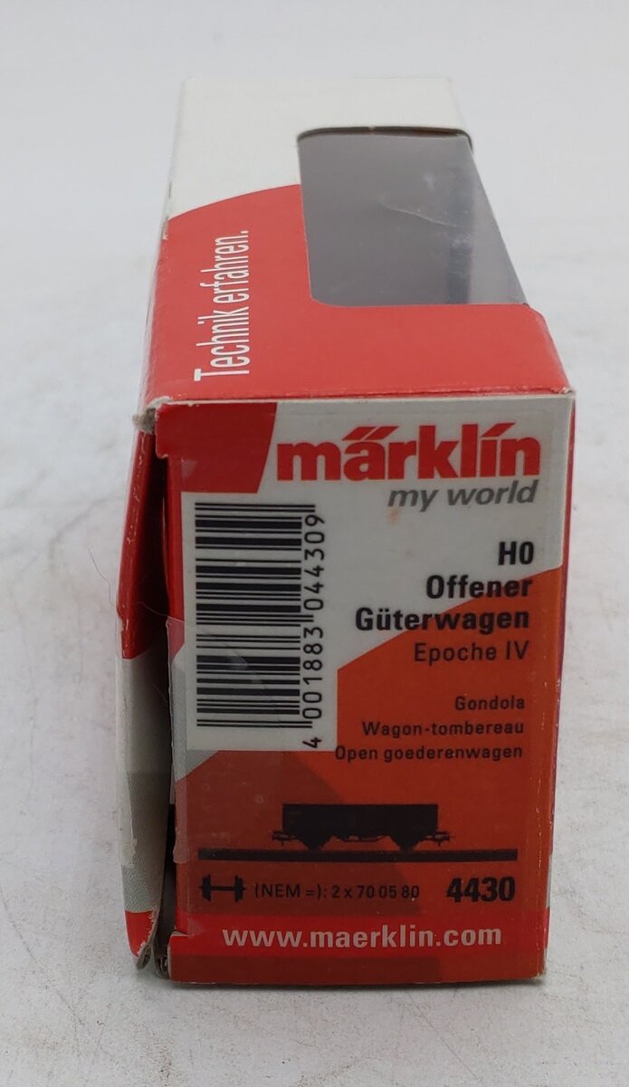 Marklin 4430 HO Scale DB Gondola LN/Box