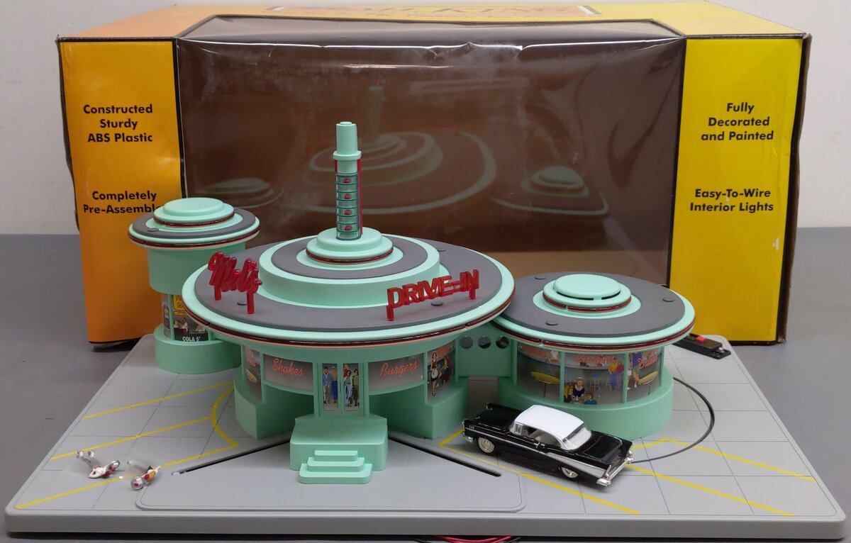 MTH 30-9105 O Mel's Operating Drive-In Restaurant EX/Box
