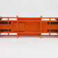 Lionel 6362-55 Vintage O Flat Car w/ 3 Trucks--Serif Letter Version VG/Box