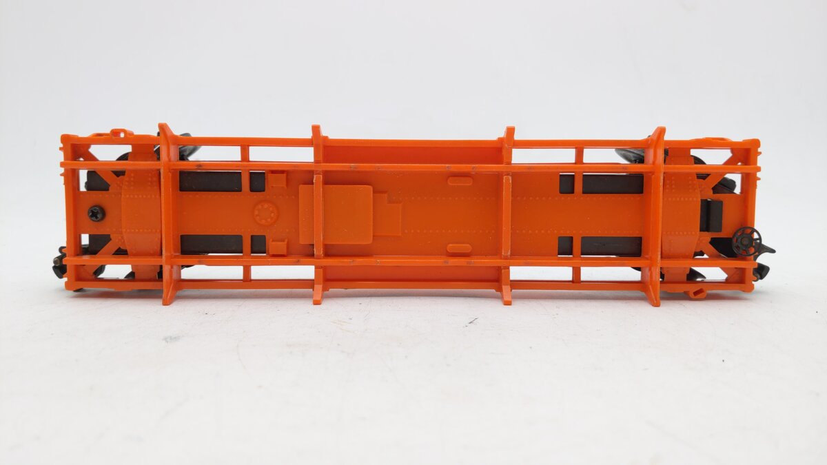 Lionel 6362-55 Vintage O Flat Car w/ 3 Trucks--Serif Letter Version VG/Box