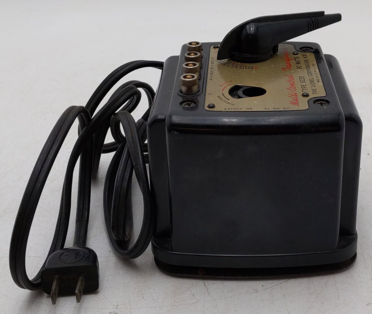 Lionel 1033 Vintage O 90 Watt Transformer w/ Whistle/Box