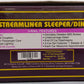 MTH 20-6636 O Gauge C&NW 70' Streamlined Sleeper/Diner Passenger Car Set LN/Box