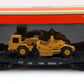 Lionel 6-16954 O Gauge New York Central Flatcar with ERTL Scraper #6424 EX/Box