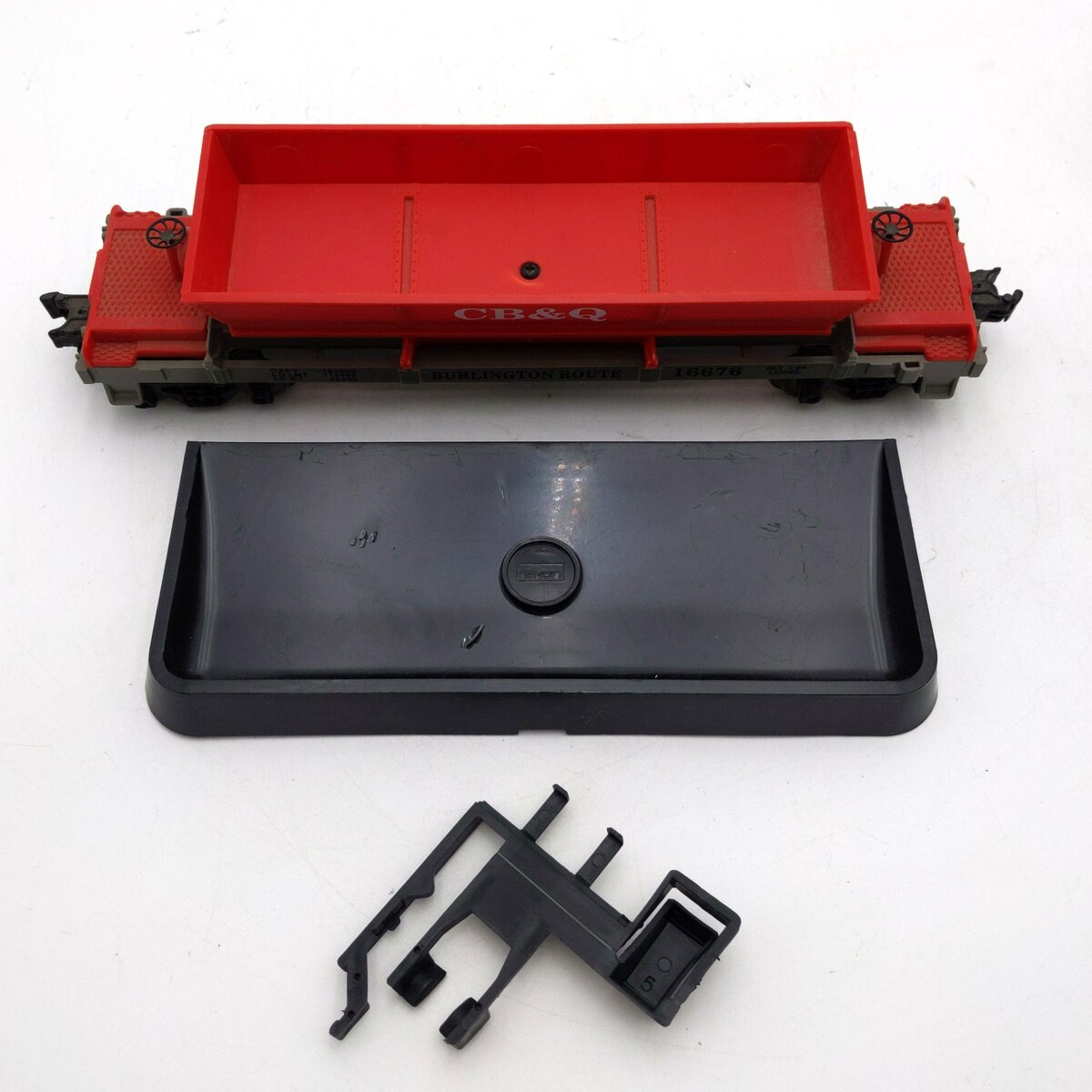 Lionel 6-16676 O Gauge Chicago Burlington & Quincy Coal Dump Car VG/Box