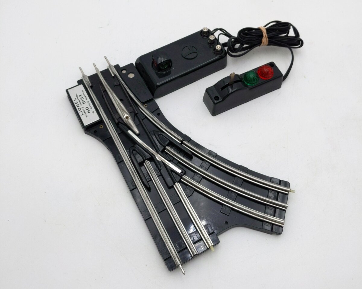Lionel 6-5133 O Left Hand Remote Control Switch Turnout VG/Box