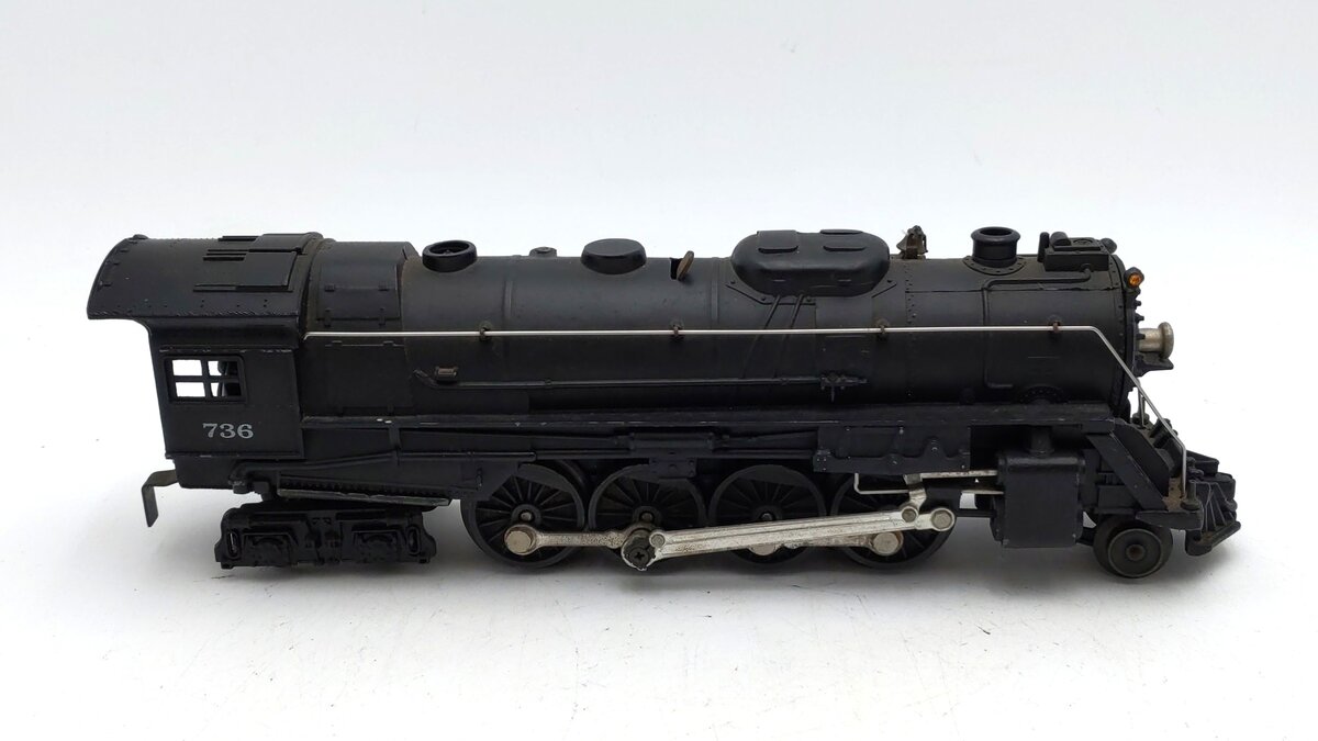 Lionel 736 Vintage O Berkshire 2-8-4 Steam Locomotive VG