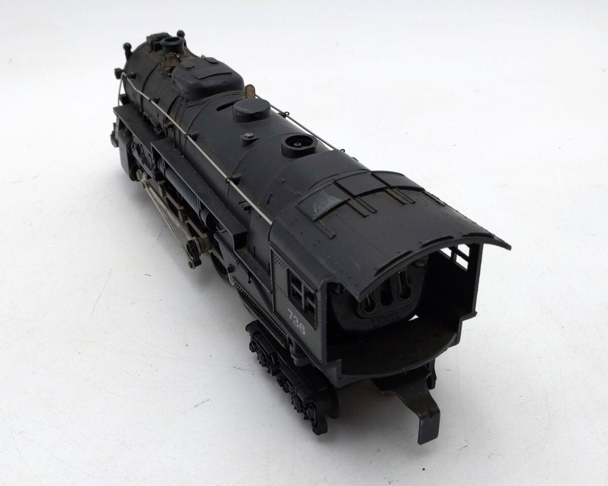 Lionel 736 Vintage O Berkshire 2-8-4 Steam Locomotive VG