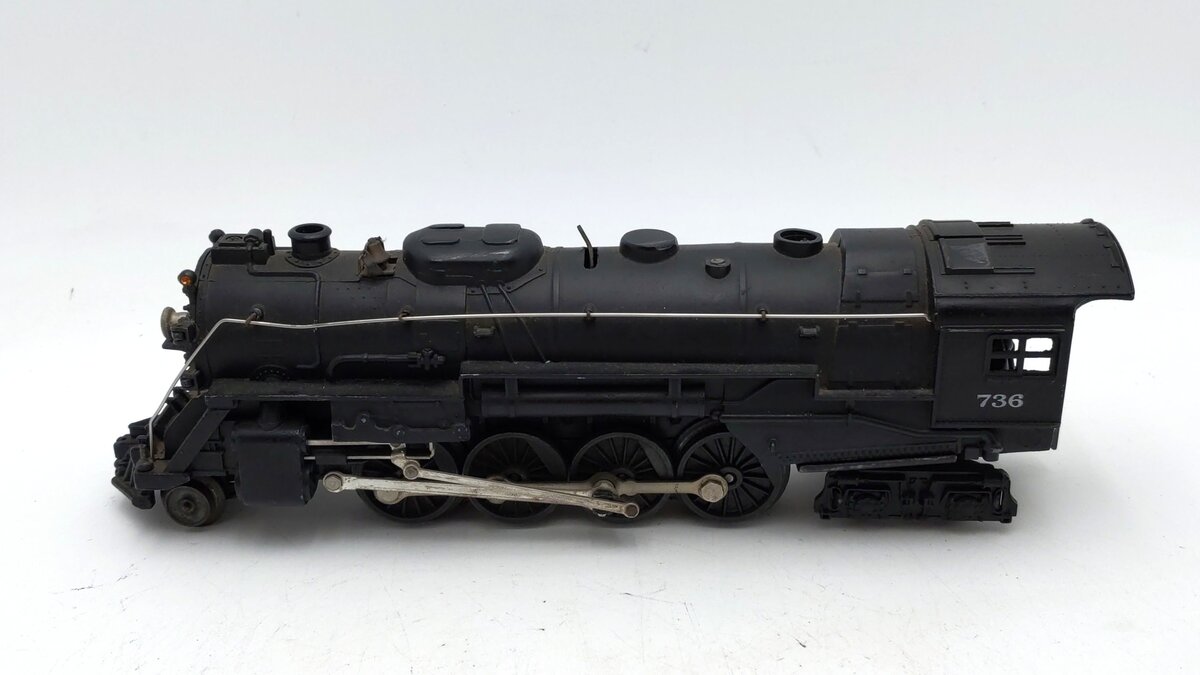 Lionel 736 Vintage O Berkshire 2-8-4 Steam Locomotive VG
