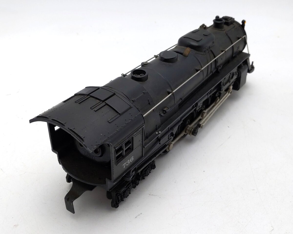 Lionel 736 Vintage O Berkshire 2-8-4 Steam Locomotive VG