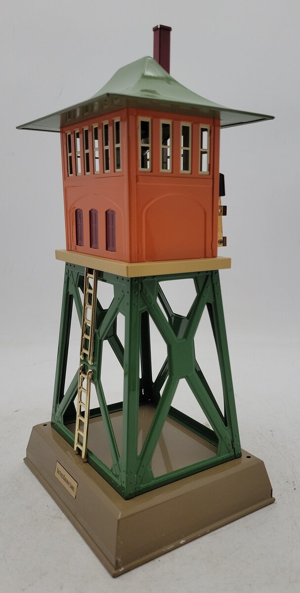 MTH 10-4026 Ives 1867 Tinplate Signal Tower (Orange/Green) EX/Box