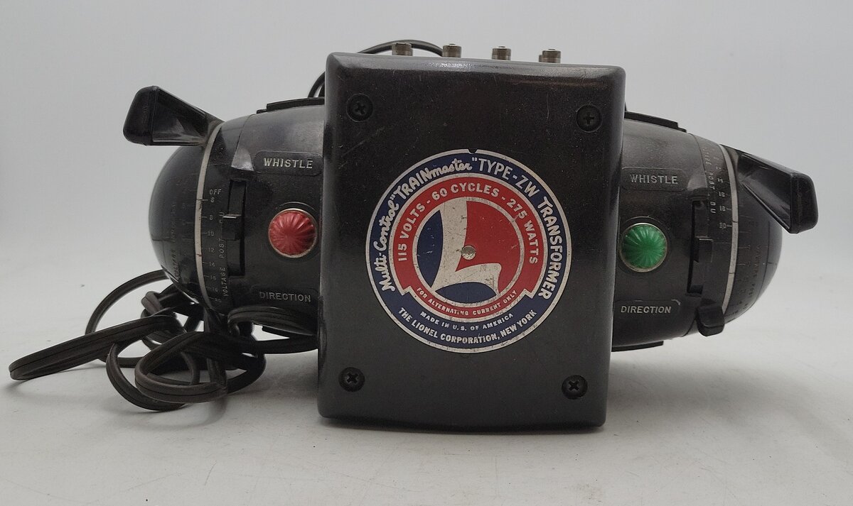 Lionel ZW Vintage O Trainmaster 275 Watt Transformer with Whistle VG/Box