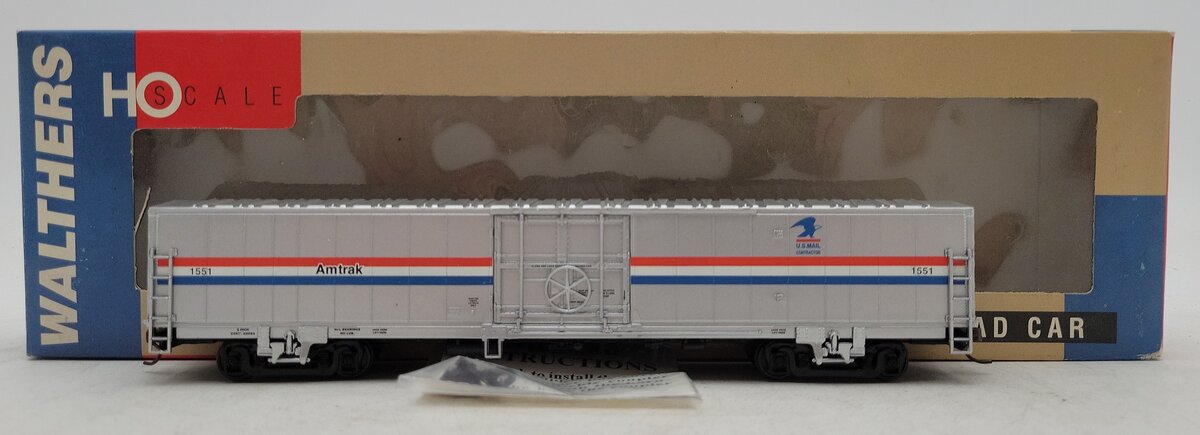 Walthers 932-6022 HO Amtrak 60' Material Handling Car w/US Mail Emblem #1551 LN/Box