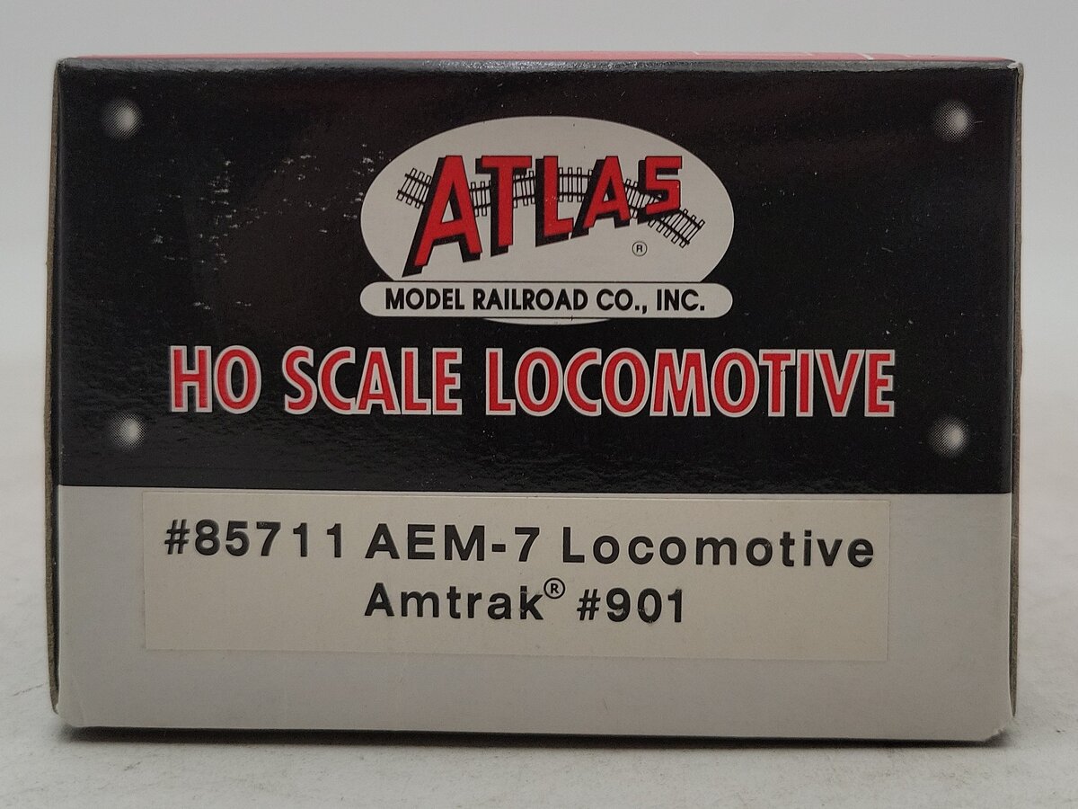 Atlas 85711 HO Amtrak EMD AEM-7 Electric Locomotive #901 LN/Box