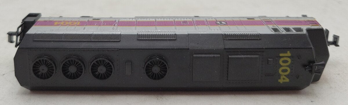 Model Power 7545 N Scale MBTA Transit F40PH Diesel Locomotive #1004 LN/Box