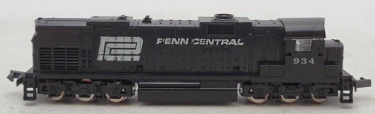 Con-Cor 2251E N Scale Penn Central Powered ALCO-636 Diesel Locomotive #934 LN/Box