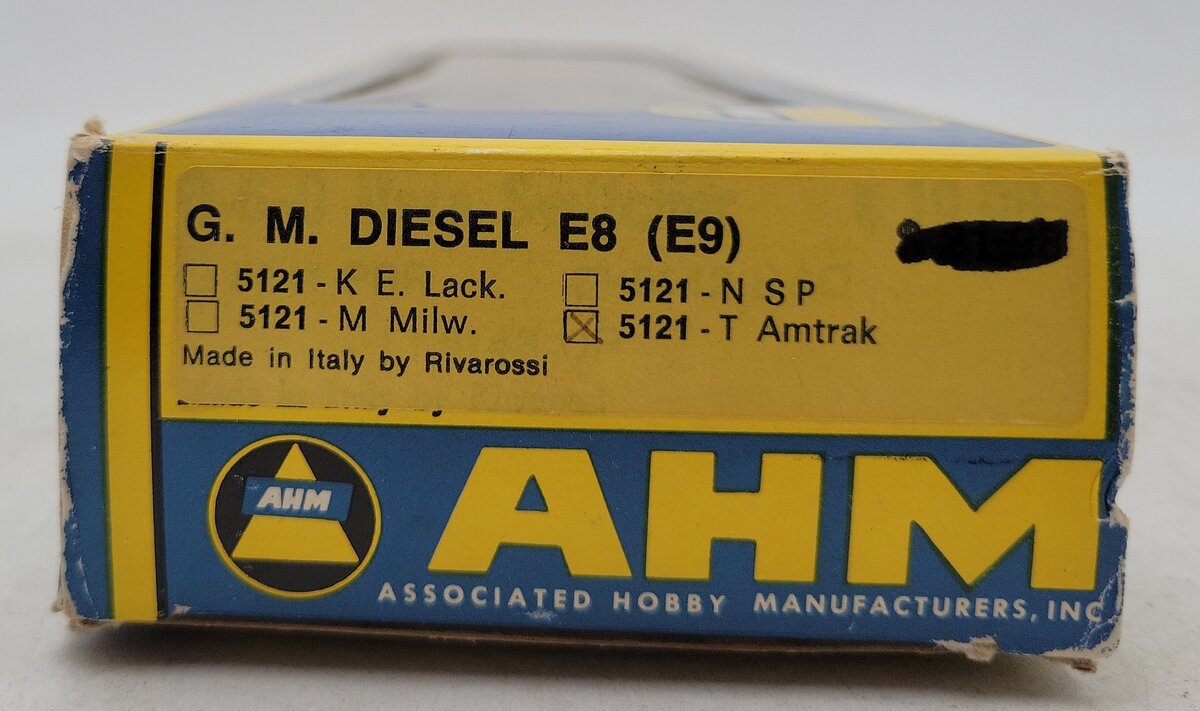 AHM 5121T HO Scale Amtrak GM E8(E9) Powered Diesel Locomotive #235 LN/Box