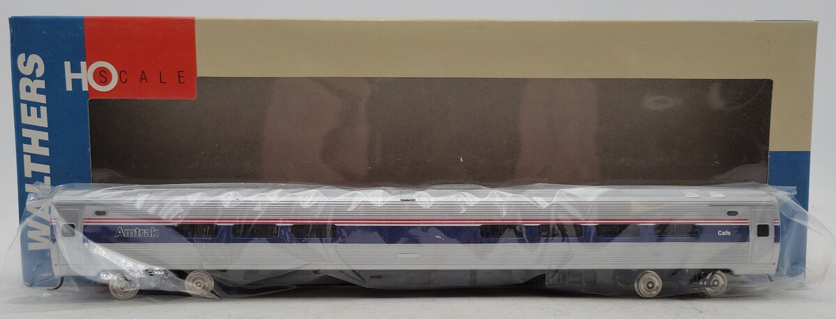 Walthers 932-6014 HO Scale Amtrak 85' Amfleet Phase 4 Food Service Lounge Car NIB