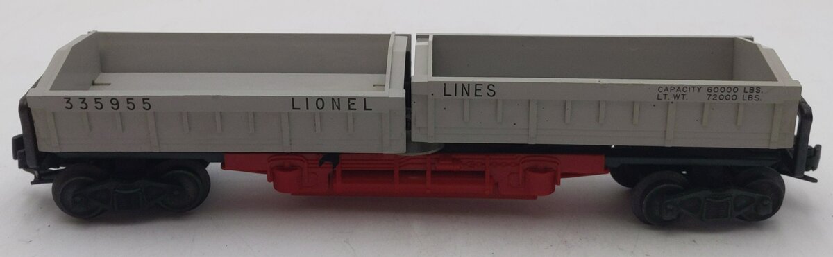 Lionel 3359 Vintage O Operating Twin Bin Dump Car EX/Box