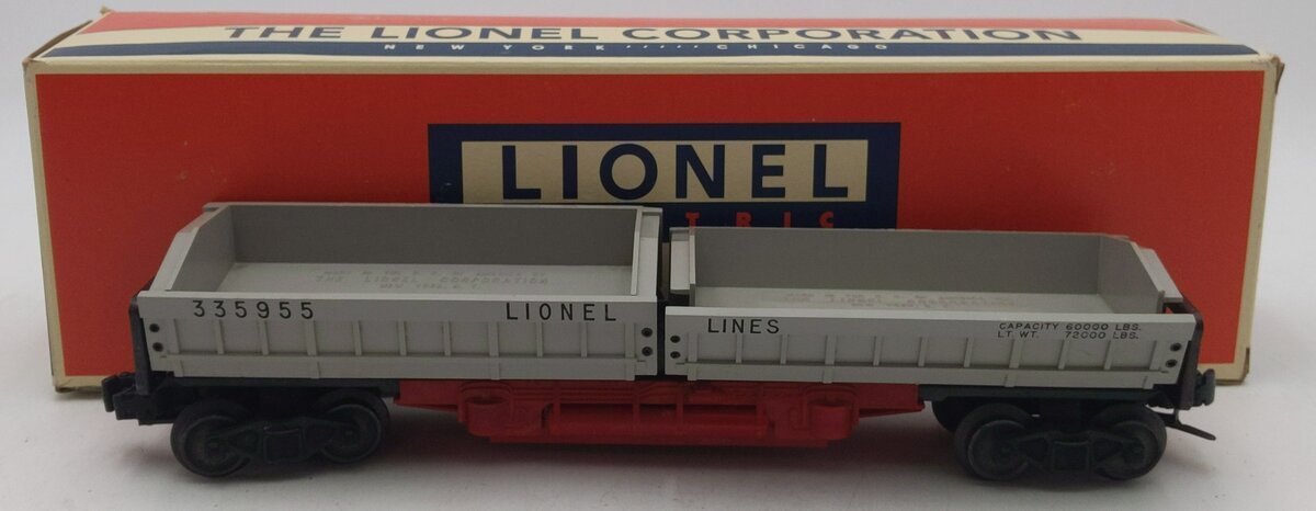 Lionel 3359 Vintage O Operating Twin Bin Dump Car EX/Box