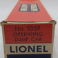 Lionel 3359 Vintage O Operating Twin Bin Dump Car EX/Box