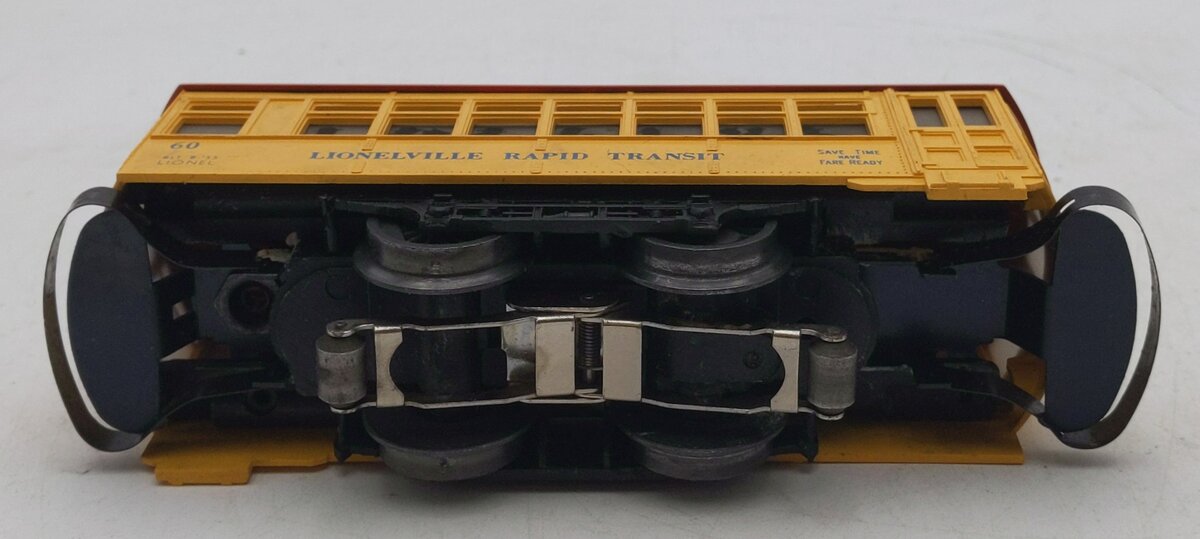 Lionel 60 Vintage O Lionelville Motorized Rapid Transit Trolley/Box