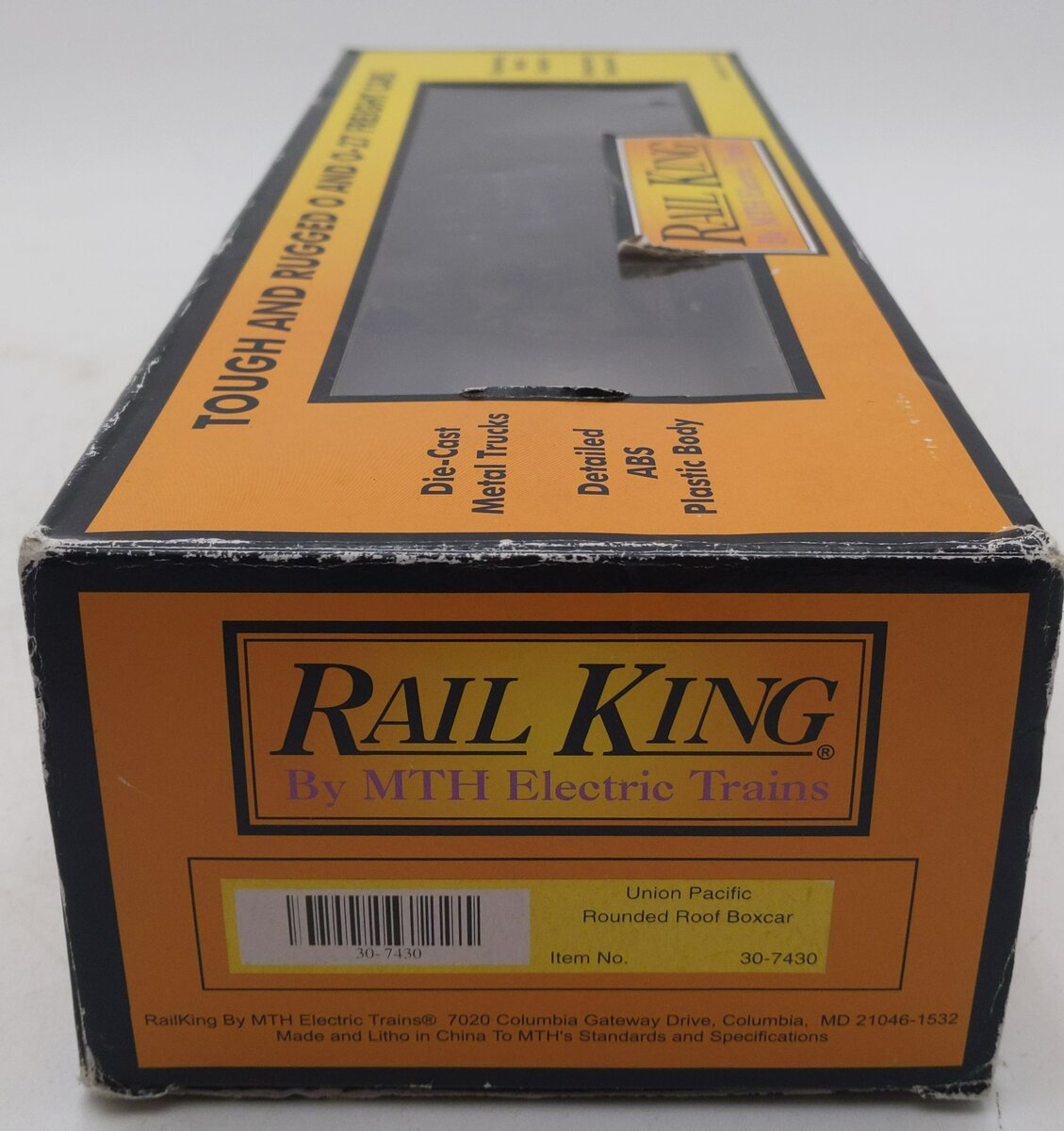MTH 30-7430 O Gauge Union Pacific Rounded Roof Boxcar #9367 LN/Box