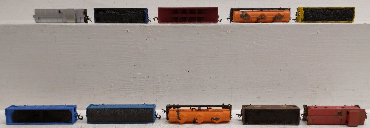 Bachmann & Other N Scale Assorted Freight Trains [10] VG