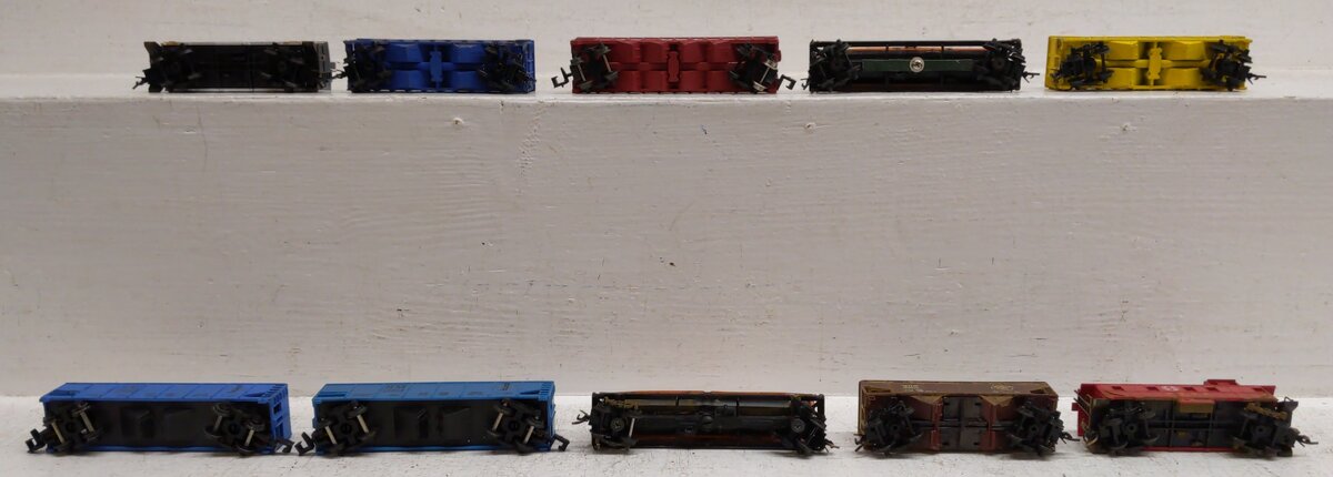 Bachmann & Other N Scale Assorted Freight Trains [10] VG