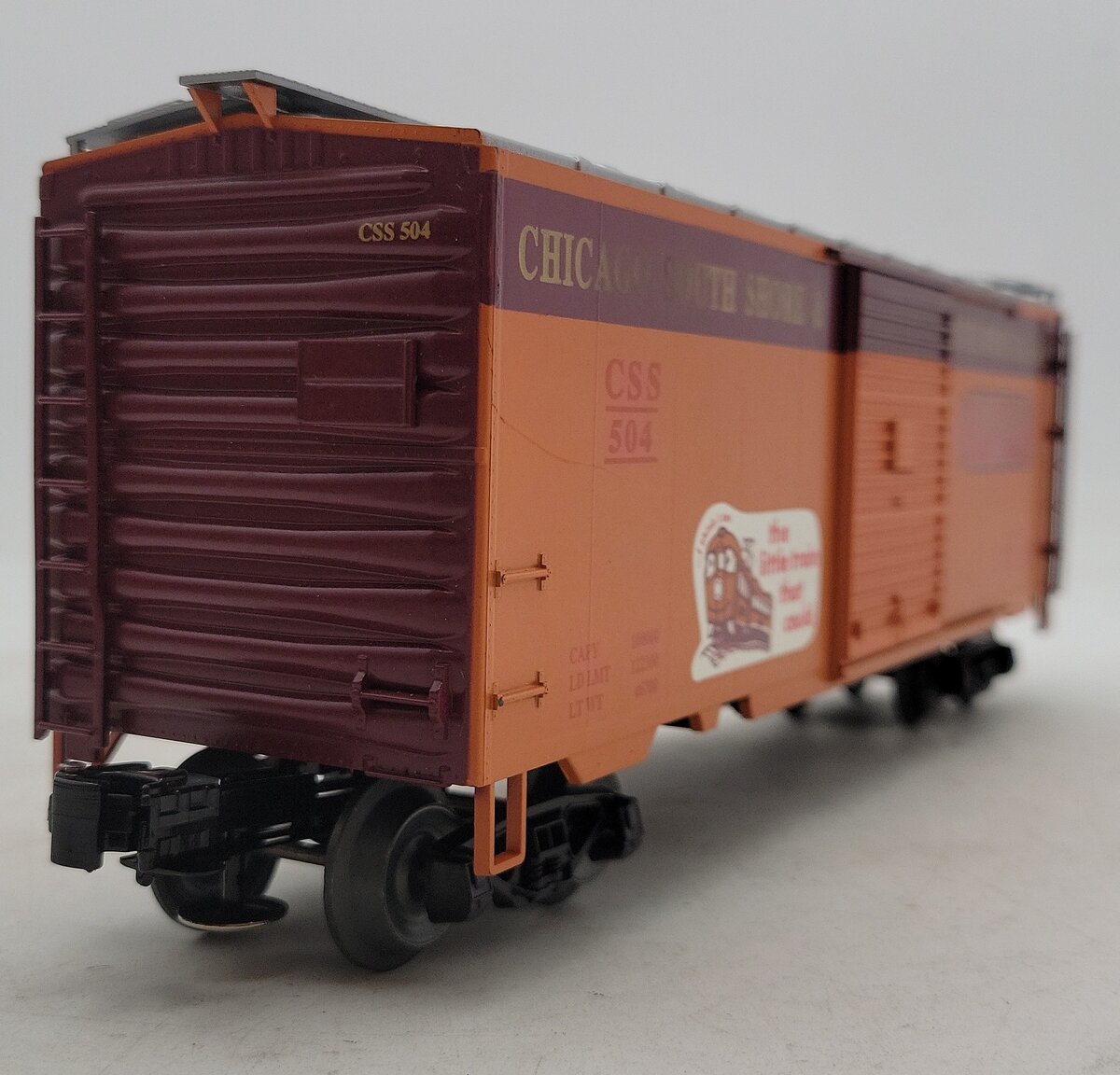 Weaver U2143LD Chicago South Shore 40' Boxcar #504 (3 Rail) EX/Box