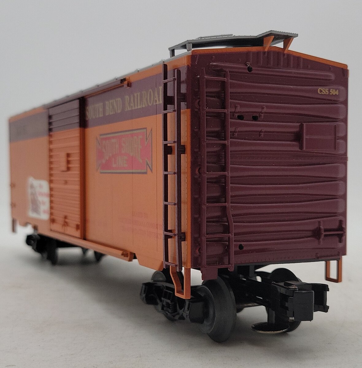 Weaver U2143LD Chicago South Shore 40' Boxcar #504 (3 Rail) EX/Box