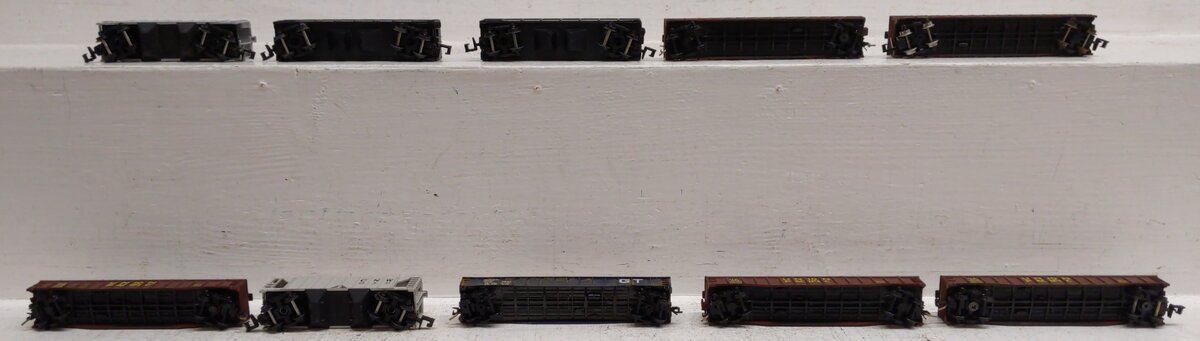 Rapido & Other N Scale Assorted Freight Trains [10] VG