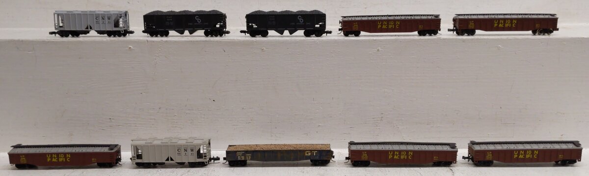 Rapido & Other N Scale Assorted Freight Trains [10] VG