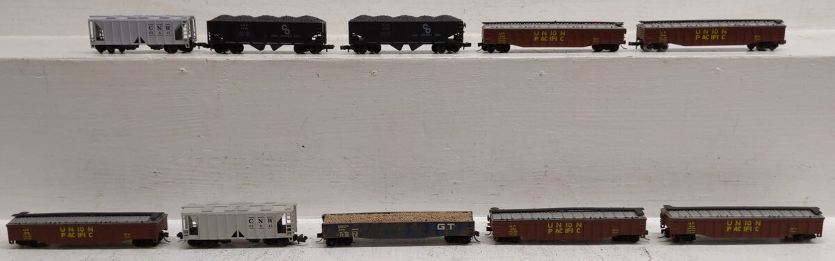 Rapido & Other N Scale Assorted Freight Trains [10] VG