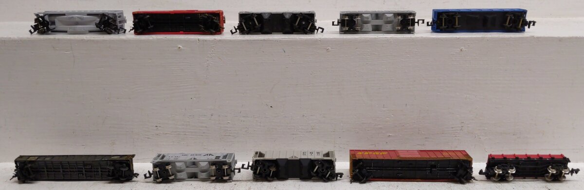 Bachmann & Other N Scale Assorted Freight Trains [10] VG