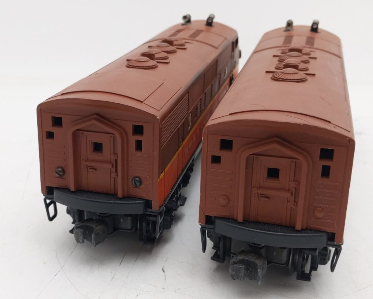 Lionel 2353 Vintage O Custom Illinois Central F-3 AA Diesel Locomotive Set #2353