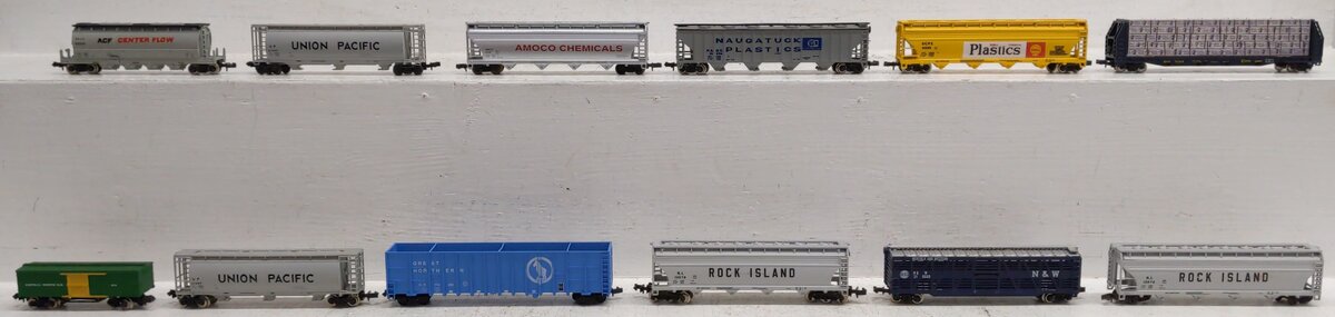 Atlas & Other N Scale Assorted Freight Cars [12] EX