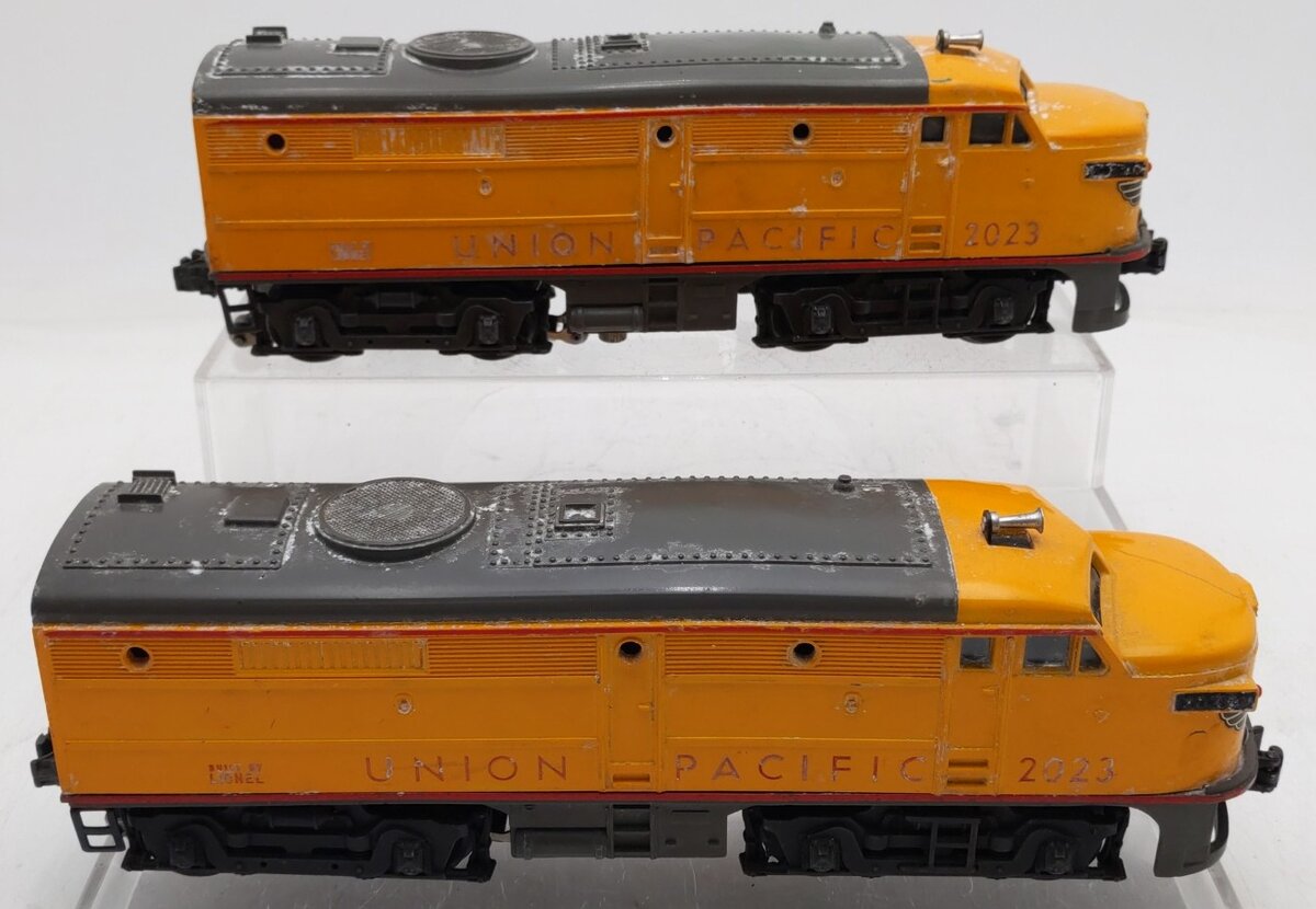 Lionel 2023 Vintage O Union Pacific Alco AA Diesel Locomotive Set VG