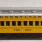 MTH 20-90005A O Gauge Pennsylvania 70' Madison Diner Pasenger Car #492197 VG/Box