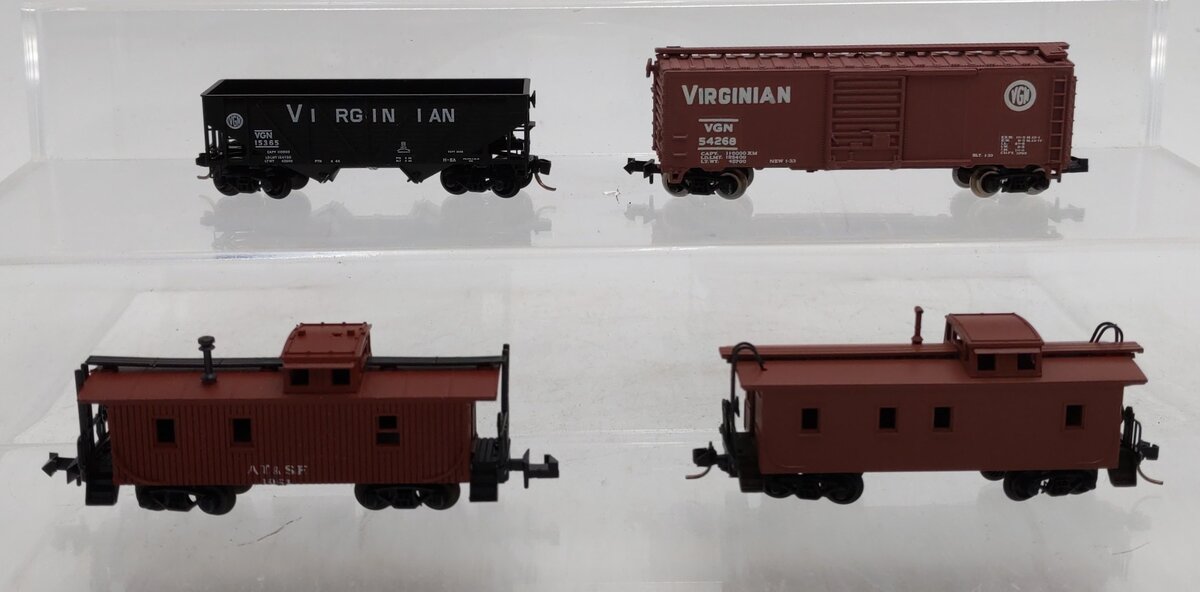 Atlas & Others N Scale Assorted Freight Cars [4] EX