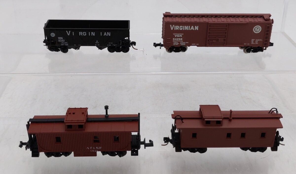 Atlas & Others N Scale Assorted Freight Cars [4] EX