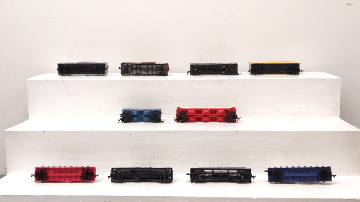American Flyer, Bachmann, Model Power & Tyco HO Scale Assorted Freight Cars [10] EX