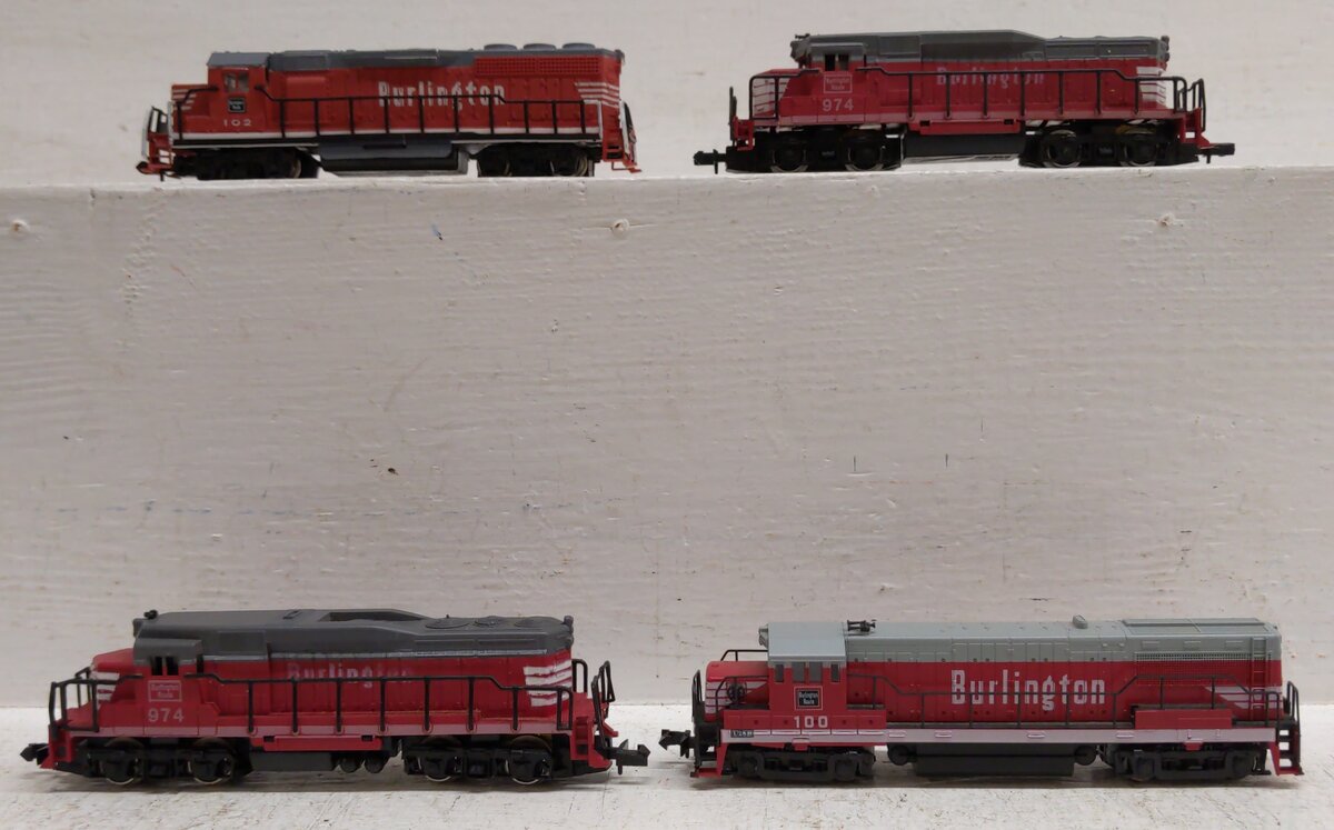 Bachmann & Other N Scale Assorted Diesel Locomotives: 974, 100, 102 [4]