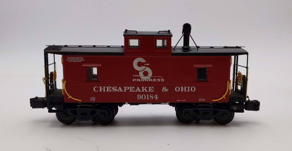 Lionel 6-27629 O Gauge Chesapeake & Ohio Northeastern Caboose #90184 EX/Box
