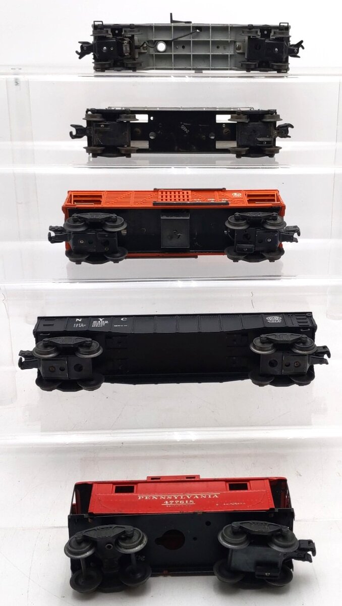 Lionel Vintage O Gauge Freight Cars #3650,2465,3656,6462,477618 [5] VG