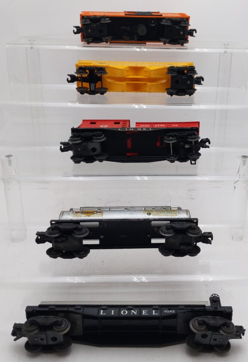 Lionel Vintage O Gauge Freight Cars #63132,25000,6130,6262,2465 [5] VG
