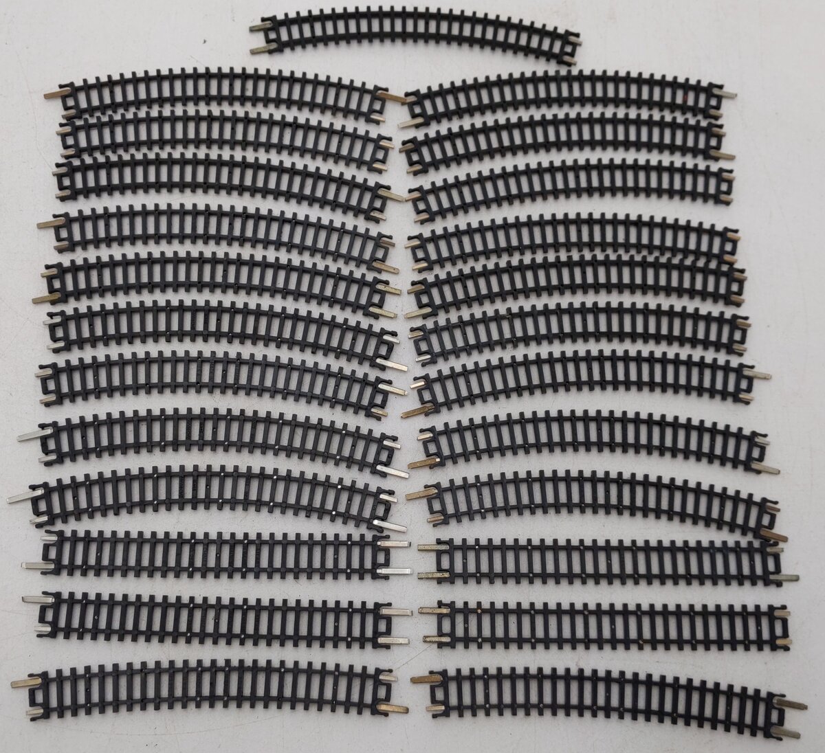 Atlas & Bachmann N Scale Assorted Curved & Straight Track Sections [25] VG